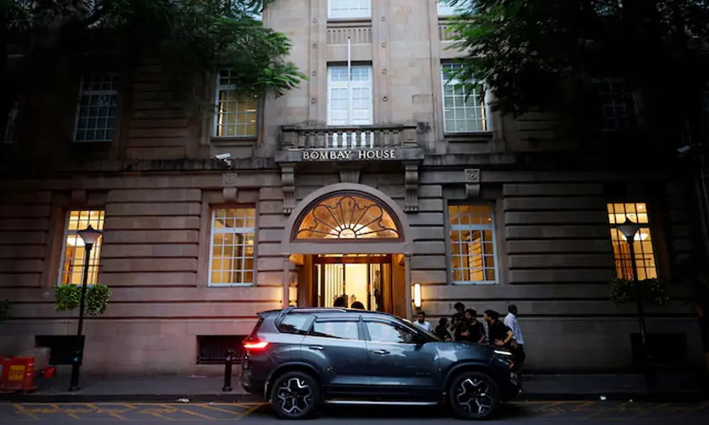 A general view of the head office of the Tata group in Mumbai, India, October 11, 2024. REUTERS
