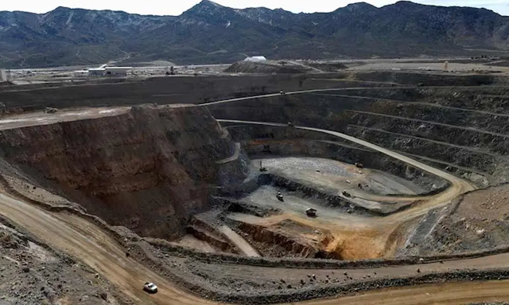 A view of the MP Materials rare earth open-pit mine in Mountain Pass, California, U.S. REUTERS