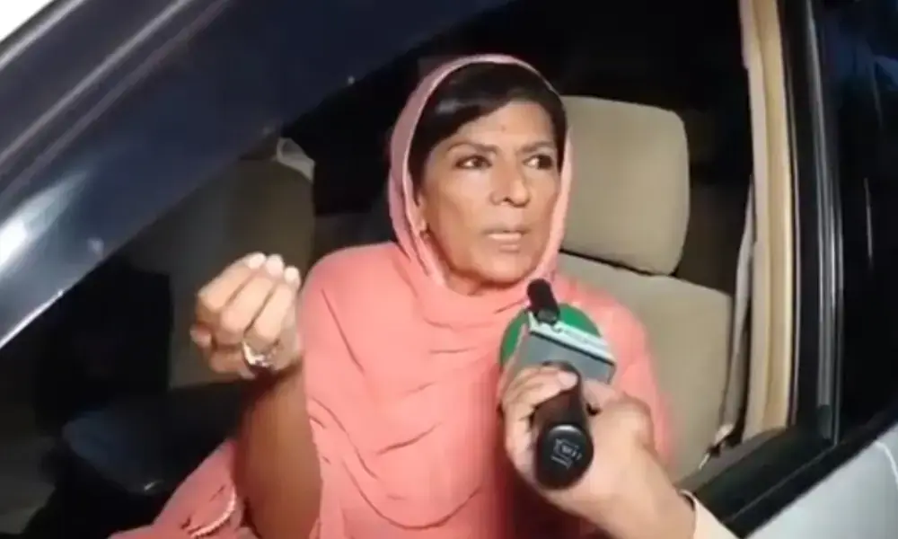 Aleema Khan. Photo: Screengrab/Facebook/@PTIOfficial