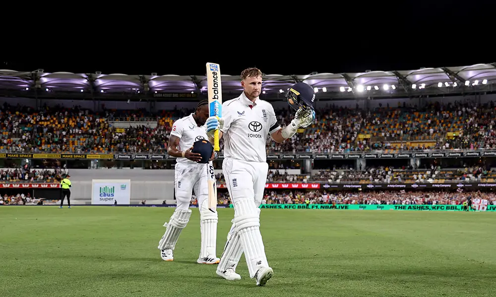England&rsquo;s Joe Root walks off the ground at the end of day one of the second Ashes cricket Test match between Australia and England at The Gabba in Brisbane on December 4, 2025. Photo: AFP
