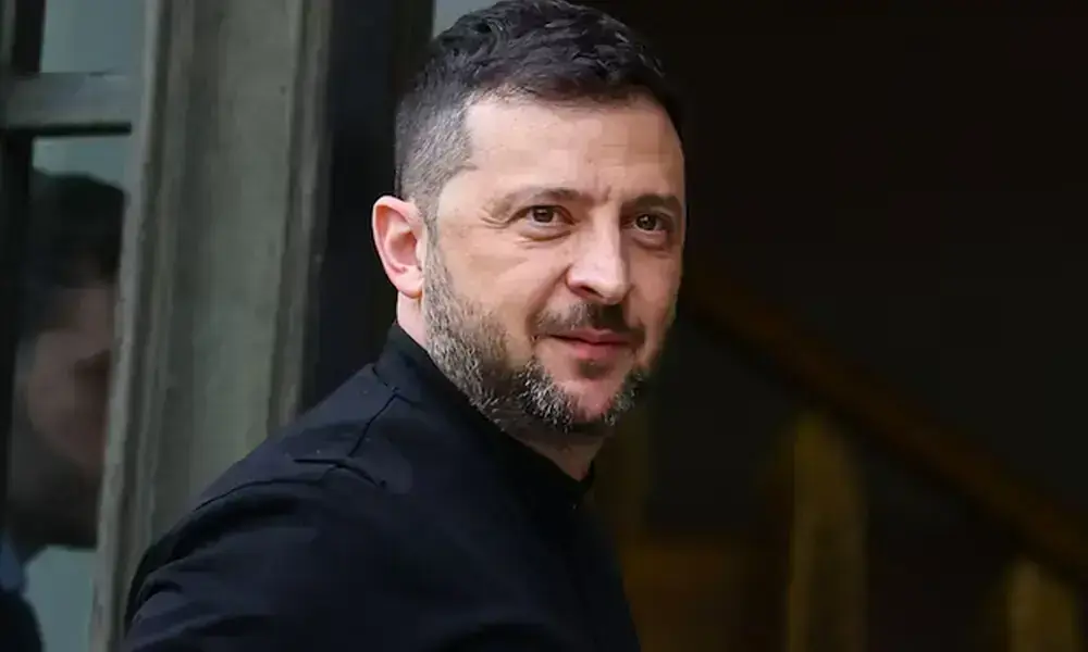 Ukrainian President Volodymyr Zelenskiy returns to the Elysee Palace, on the day of a summit of the &ldquo;Coalition of the Willing&rdquo;, in Paris, France, September 4, 2025. REUTERS