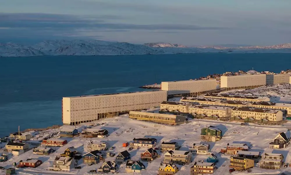A drone view shows a general view of Nuuk, Greenland, January 15, 2026. Reuters