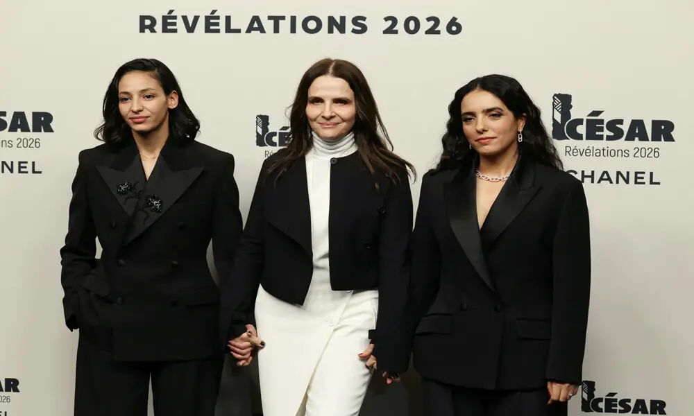 (From L) French actress Nadia Melliti, French actress Juliette Binoche and French actress Hafsia Herzi pose during the photocall of the &ldquo;2026 Revelation des Cesars&rdquo; ahead of the 51st edition of the Cesar Film Awards ceremony, at The Elysee Montmartre in Paris on January 19, 2026. Photo: AFP