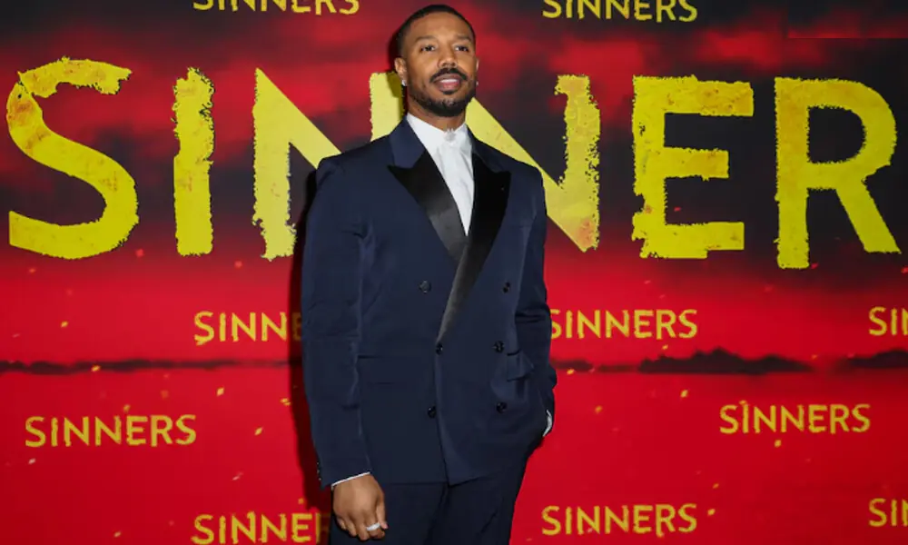 Michael B. Jordan attends the premiere of the film &ldquo;Sinners&rdquo; in New York City, US. REUTERS