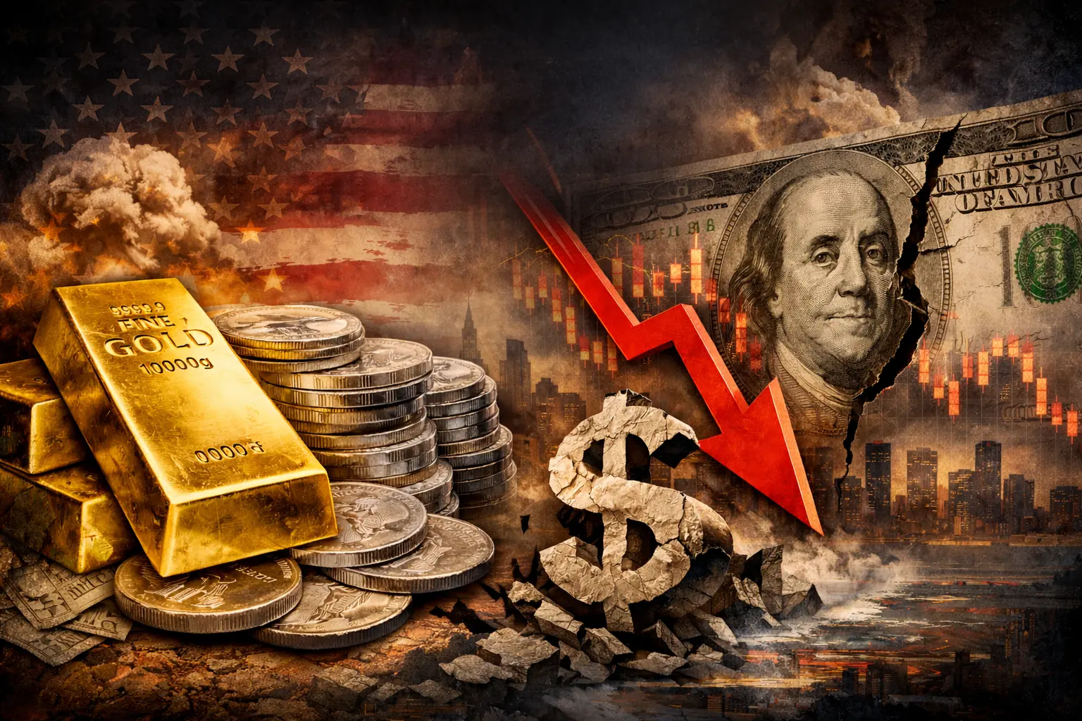 Record gold and silver prices highlight growing threat to US dollar  dominance - Markets - Business Recorder