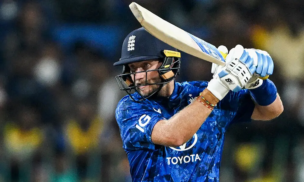 England&rsquo;s Joe Root plays a shot during the second one-day international (ODI) cricket match between Sri Lanka and England at the R. Premadasa International Cricket Stadium in Colombo on January 24, 2026. Photo: AFP