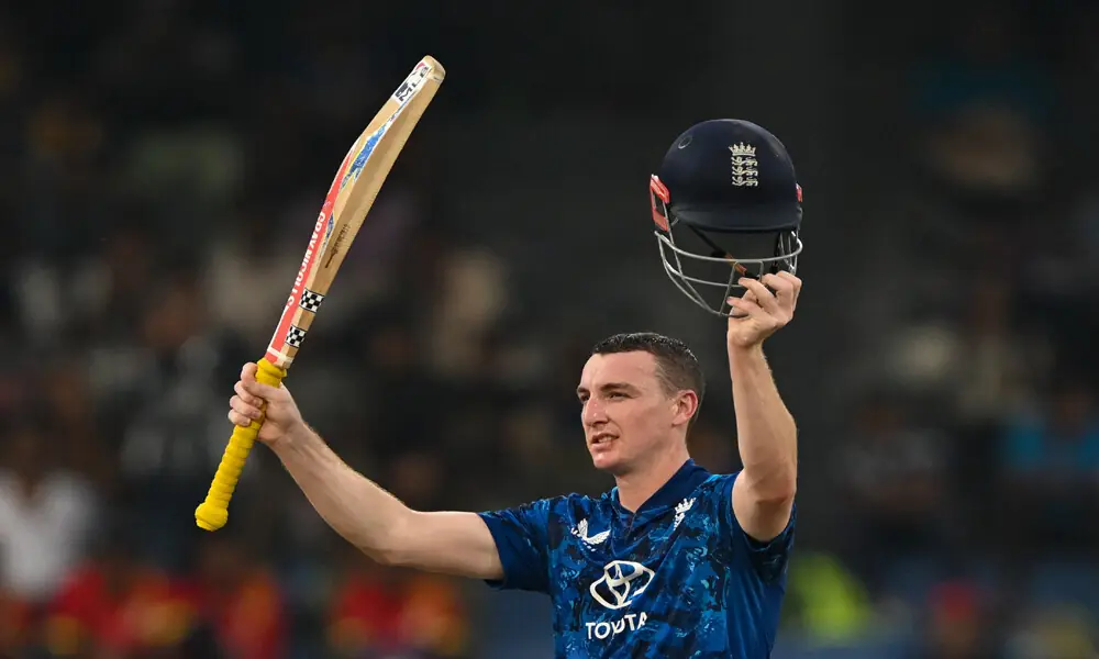 England&rsquo;s captain Harry Brook. AFP
