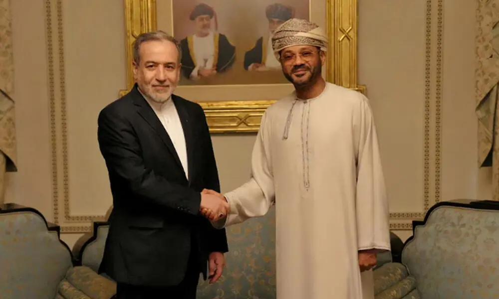 Iranian Foreign Minister Abbas Araghchi meets with Omani Foreign Minister Sayyid Badr Albusaidi in Muscat, Oman, February 6, 2026. Reuters