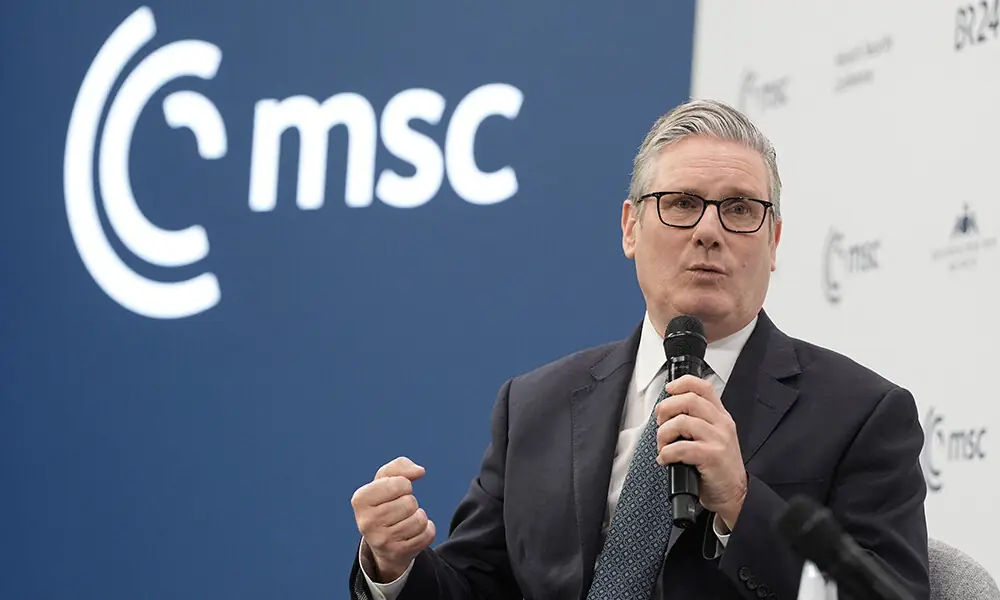 Britain&rsquo;s Prime Minister Keir Starmer takes part in a panel discussion at the 62nd Munich Security Conference (MSC) on February 14, 2026 in Munich, southern Germany. Photo: AFP