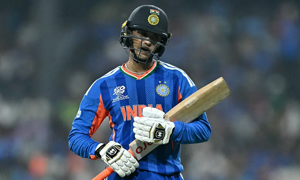 India&rsquo;s Abhishek Sharma walks back to the pavilion after his dismissal during the 2026 ICC Men&rsquo;s T20 Cricket World Cup group stage match between India and Pakistan at the R Premadasa Stadium in Colombo on February 15, 2026. File Photo: AFP