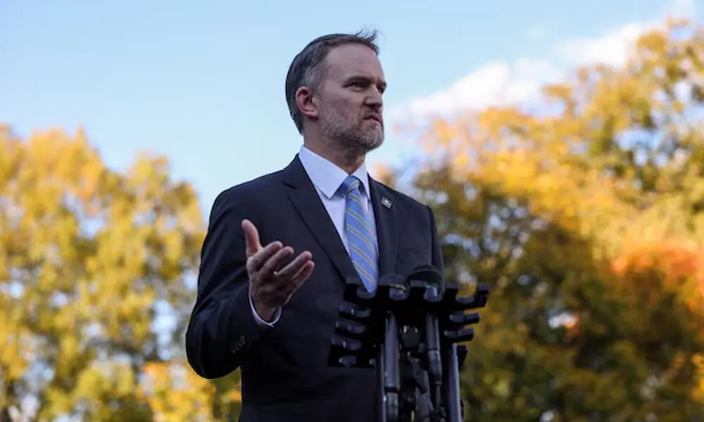 US Trade Representative Jamieson Greer speaks with reporters at the White House in Washington, D.C., US, October 30, 2025. File Photo: Reuters