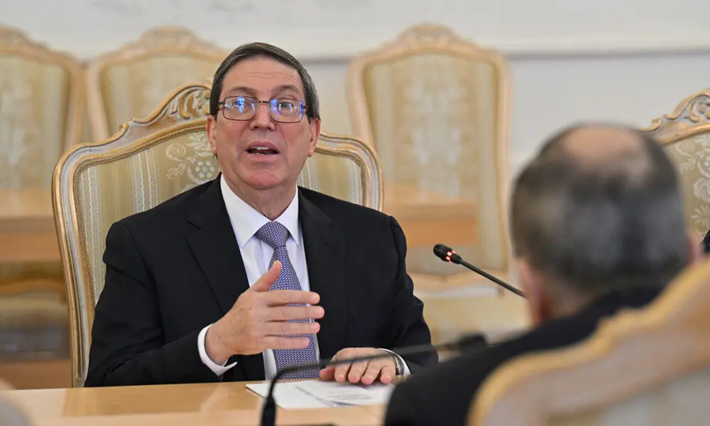 Cuba&rsquo;s Foreign Minister Bruno Rodriguez attends a meeting with Russian Foreign Minister Sergei Lavrov in Moscow on February 18, 2026. Photo: AFP