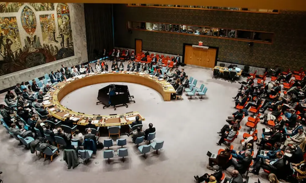 A view during a meeting of the United Nations Security Council on Iran at the request of the United States at U.N. headquarters in New York City, U.S., January 15, 2026. Photo: Reuters