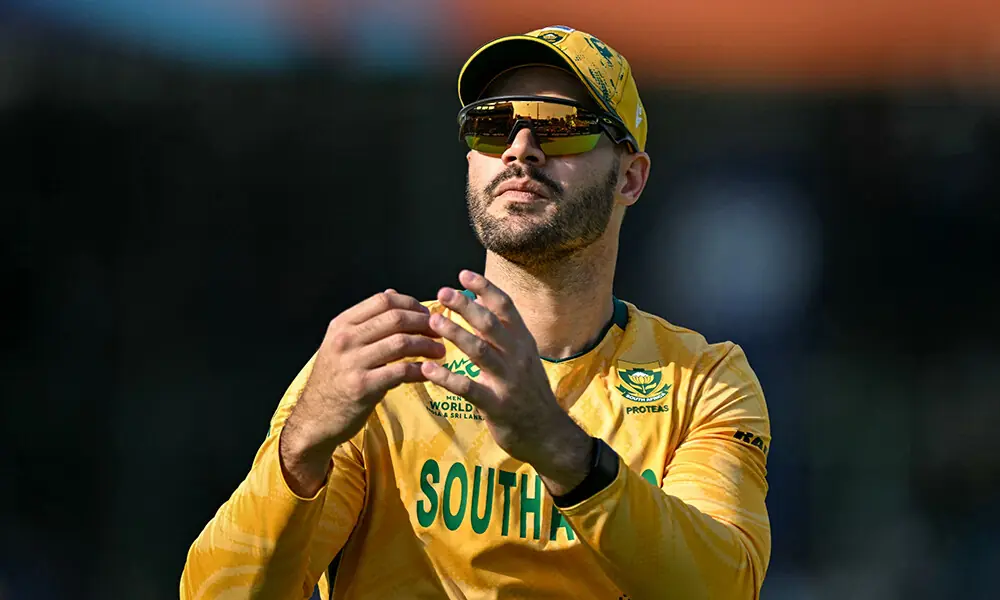 South Africa’s captain Aiden Markram gestures during the 2026 ICC Men’s T20 Cricket World Cup Super Eights match between Zimbabwe and South Africa at the Arun Jaitley Stadium in New Delhi on March 1, 2026. Photo: AFP South Africa’s captain Aiden Markram gestures during the 2026 ICC Men’s T20 Cricket World Cup Super Eights match between Zimbabwe and South Africa at the Arun Jaitley Stadium in New Delhi on March 1, 2026. Photo: AFP