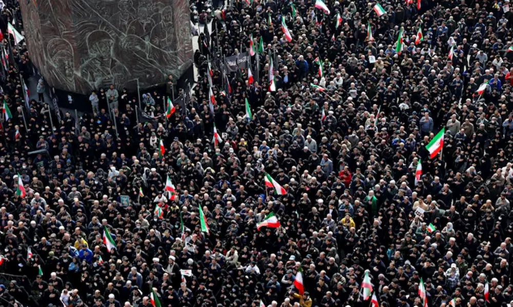 People attend a funeral ceremony for the Iranian military commanders who were killed in strikes, amid the U.S.-Israeli conflict with Iran, in Tehran, Iran, March 11, 2026. Majid Asgaripour/WANA (West Asia News Agency) via REUTERS People attend a funeral ceremony for the Iranian military commanders who were killed in strikes, amid the U.S.-Israeli conflict with Iran, in Tehran, Iran, March 11, 2026. Majid Asgaripour/WANA (West Asia News Agency) via REUTERS