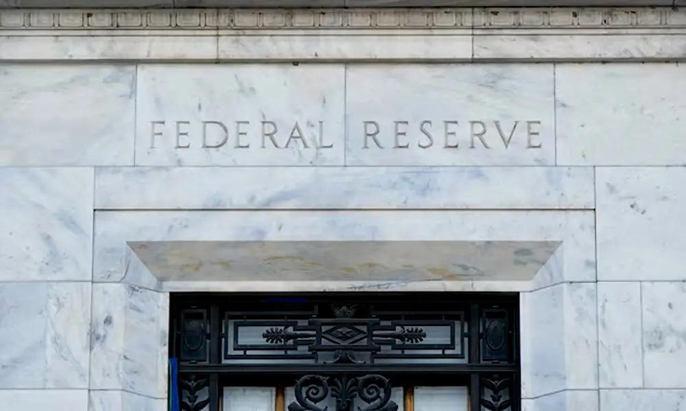 Renovations continue at the Federal Reserve Board building in Washington, D.C., U.S., November 14, 2025. REUTERS