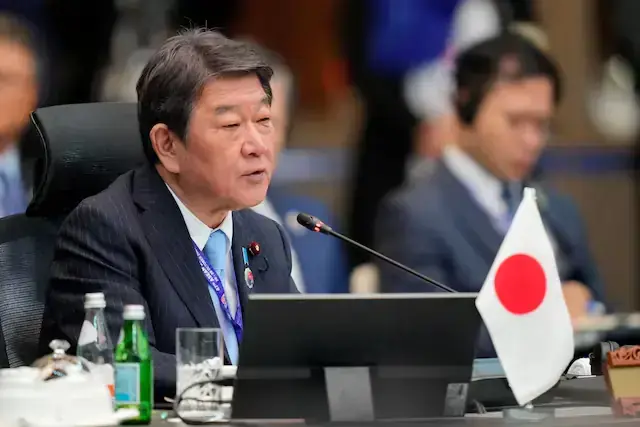 Japan&rsquo;s Minister of Foreign Affairs Toshimitsu Motegi. &ndash; Reuters
