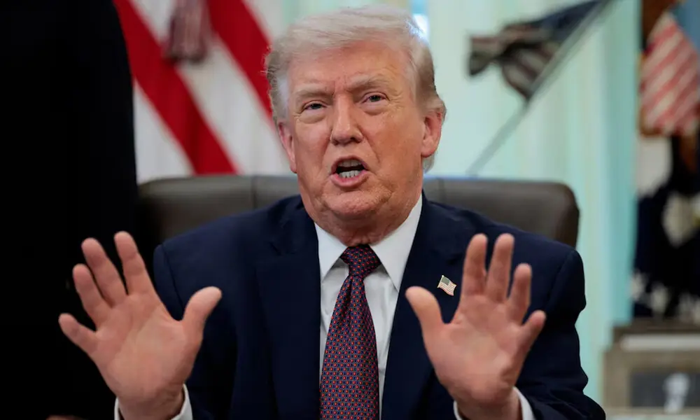 U.S. President Donald Trump speaks during the signing ceremony for an executive order on mail ballots, in the Oval Office of the White House in Washington, D.C., March 31, 2026. REUTERS U.S. President Donald Trump speaks during the signing ceremony for an executive order on mail ballots, in the Oval Office of the White House in Washington, D.C., March 31, 2026. REUTERS