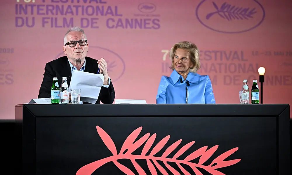Cannes film festival General Delegate Thierry Fremaux (L) and Festival President Iris Knobloch attend a press conference to announce the official selection of the 79th edition of the Cannes Film Festival, at the Pathe Palace cinema in Paris on April 9, 2026. Photo: AFP Cannes film festival General Delegate Thierry Fremaux (L) and Festival President Iris Knobloch attend a press conference to announce the official selection of the 79th edition of the Cannes Film Festival, at the Pathe Palace cinema in Paris on April 9, 2026. Photo: AFP