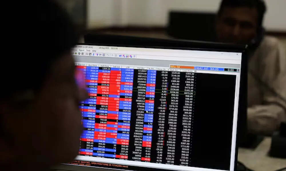 Brokers trade at their desks inside a stock brokerage firm in Mumbai, India, August 28, 2025. File Photo: Reuters Brokers trade at their desks inside a stock brokerage firm in Mumbai, India, August 28, 2025. File Photo: Reuters
