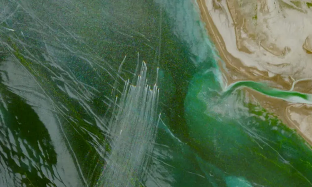 A satellite image shows a fleet of small boats at sea, north of the Strait of Hormuz near the Kargan coast, Iran, April 22, 2026. Photo: Reuters A satellite image shows a fleet of small boats at sea, north of the Strait of Hormuz near the Kargan coast, Iran, April 22, 2026. Photo: Reuters