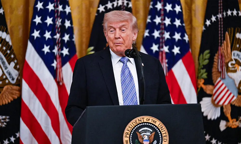 US President Donald Trump speaks during a Small Business Summit in the East Room of the White House in Washington, DC on May 4, 2026. Photo: AFP US President Donald Trump speaks during a Small Business Summit in the East Room of the White House in Washington, DC on May 4, 2026. Photo: AFP