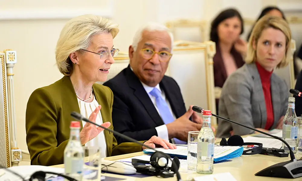 European Commission President Ursula von der Leyen attends the Armenia-European Union summit in Yerevan on May 5, 2026. Photo: AFP European Commission President Ursula von der Leyen attends the Armenia-European Union summit in Yerevan on May 5, 2026. Photo: AFP