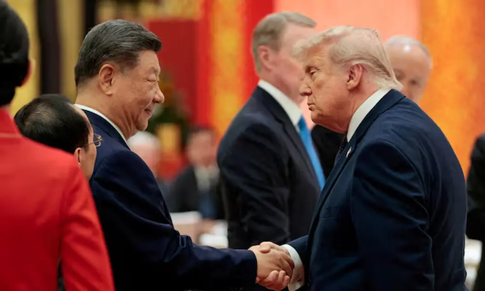 Chinese President Xi Jinping and U.S. President Donald Trump shake hands at a state banquet at the Great Hall of the People in Beijing, China, May 14, 2026. Photo: REUTERS Chinese President Xi Jinping and U.S. President Donald Trump shake hands at a state banquet at the Great Hall of the People in Beijing, China, May 14, 2026. Photo: REUTERS