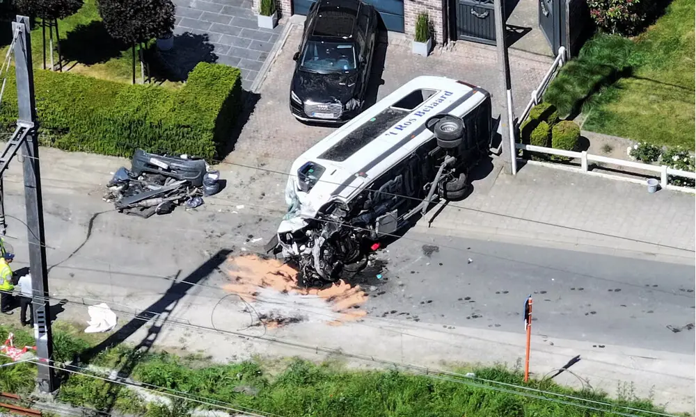 Train hits school minivan in Belgium, killing four including pupils ...