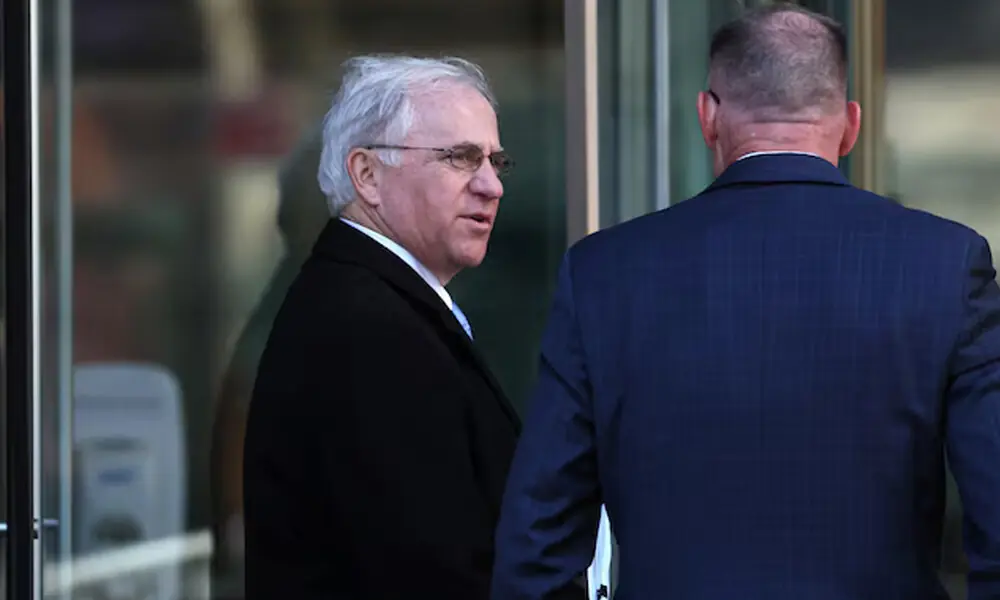 Former U.S. Congressman Stephen Buyer arrives for his insider trading trial at the United States Courthouse in the Manhattan borough of New York City, U.S., March 8, 2023. File Photo: Reuters Former U.S. Congressman Stephen Buyer arrives for his insider trading trial at the United States Courthouse in the Manhattan borough of New York City, U.S., March 8, 2023. File Photo: Reuters