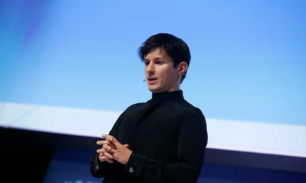 Founder and CEO of Telegram Pavel Durov delivers a keynote speech during the Mobile World Congress in Barcelona, Spain February 23, 2016. REUTERS Founder and CEO of Telegram Pavel Durov delivers a keynote speech during the Mobile World Congress in Barcelona, Spain February 23, 2016. REUTERS