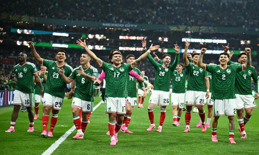 Mexico's players celebrate after winning the 2026 World Cup round of 32 football match between Mexico and Ecuador at the Mexico City Stadium in Mexico City on June 30, 2026. Photo: AFP Mexico's players celebrate after winning the 2026 World Cup round of 32 football match between Mexico and Ecuador at the Mexico City Stadium in Mexico City on June 30, 2026. Photo: AFP