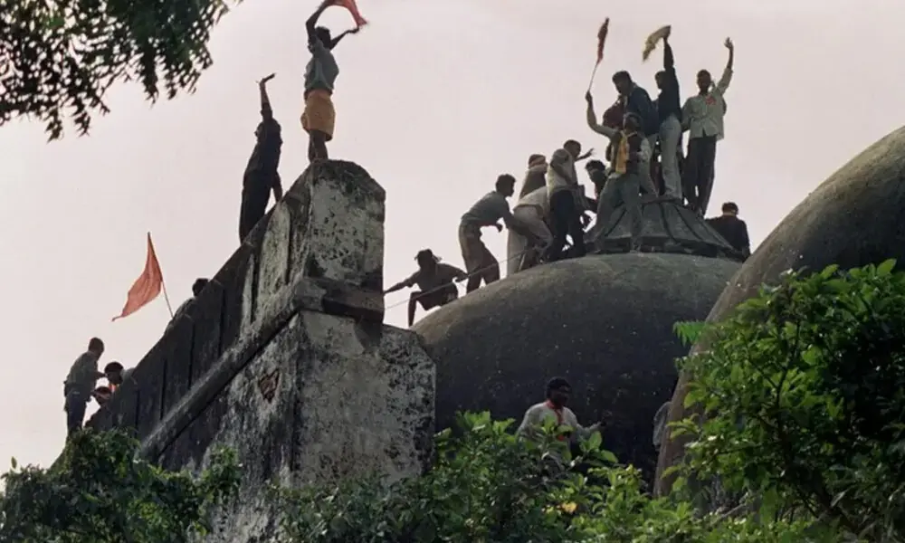 The dispute reached a flashpoint in 1992 when a Hindu mob destroyed a mosque at the site. AFP The dispute reached a flashpoint in 1992 when a Hindu mob destroyed a mosque at the site. AFP