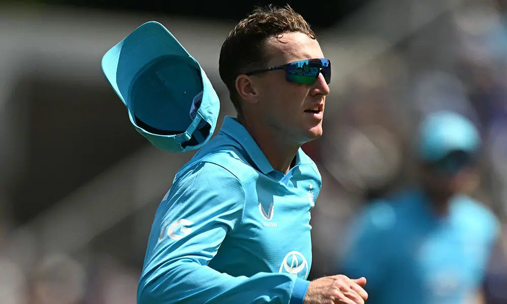 England's Harry Brook loses his hat as he runs after a ball during the second one-day international (ODI) cricket match between England and India at Sophia Gardens in Cardiff, Wales on July 16, 2026. Photo: AFP England's Harry Brook loses his hat as he runs after a ball during the second one-day international (ODI) cricket match between England and India at Sophia Gardens in Cardiff, Wales on July 16, 2026. Photo: AFP