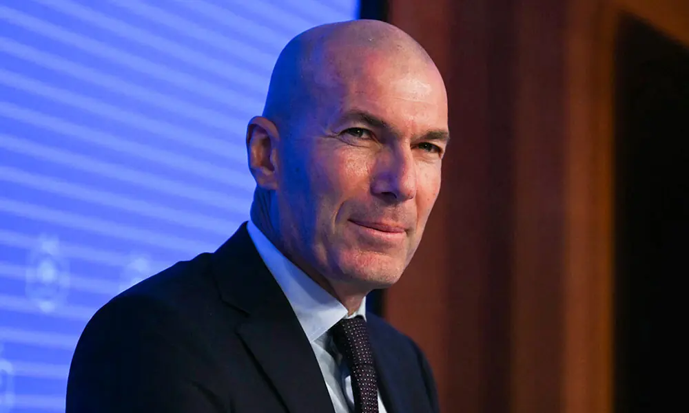 Former French international football player Zinedine Zidane arrives at the press conference to present him as the new head coach of France national football team at the French Football Federation headquarters (FFF) in Paris on July 28, 2026. Photo: AFP
