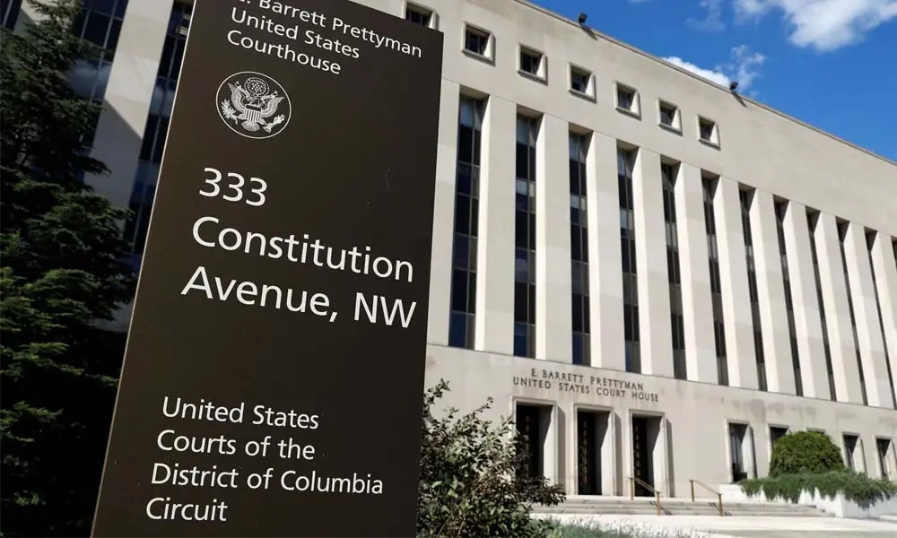 United States Court of Appeals for the District of Columbia Circuit in Washington, DC, US. Reuters United States Court of Appeals for the District of Columbia Circuit in Washington, DC, US. Reuters