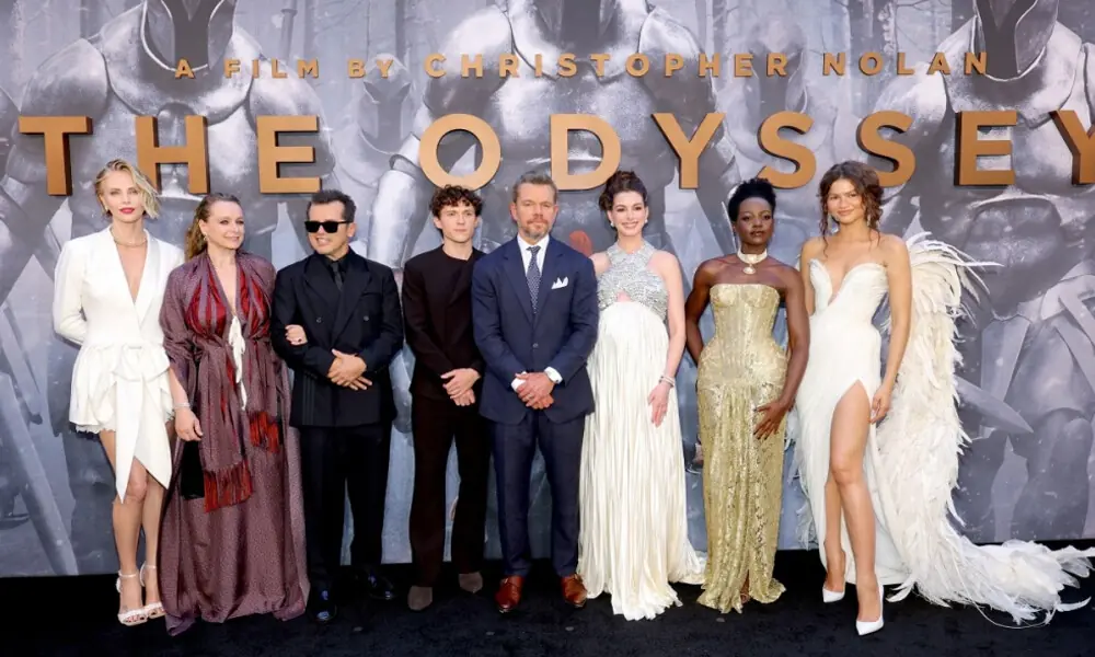 Matt Damon and Anne Hathaway lead the cast as Odysseus and Penelope, with Tom Holland portraying their son Telemachus. Photo: AFP