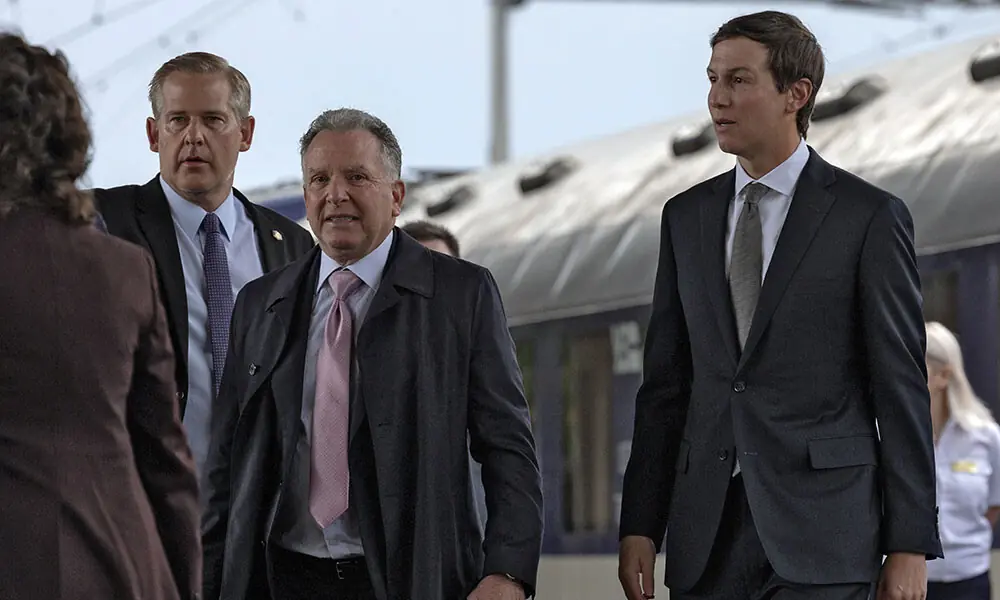 US Special Envoys for Peace Jared Kushner (R) and Steve Witkoff (C) arrive at a railway station in Kyiv on September 6, 2026. Photo: AFP US Special Envoys for Peace Jared Kushner (R) and Steve Witkoff (C) arrive at a railway station in Kyiv on September 6, 2026. Photo: AFP