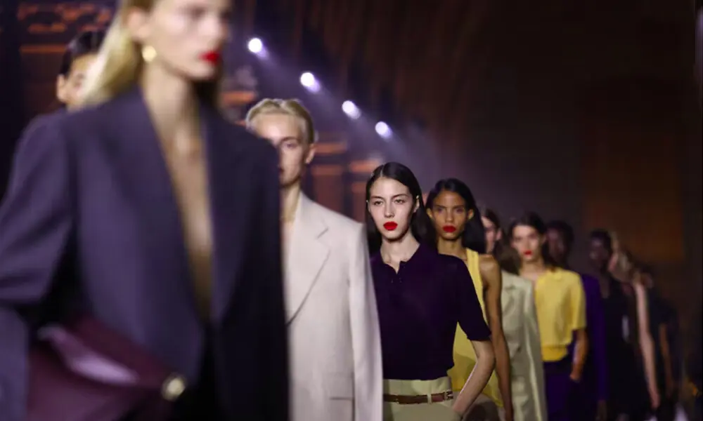 Models present creations by designer Victoria Beckham, part of her Spring/Summer 2027 Women's ready-to-wear collection show, during Paris Fashion Week in Paris, France, October 2, 2026. REUTERS Models present creations by designer Victoria Beckham, part of her Spring/Summer 2027 Women's ready-to-wear collection show, during Paris Fashion Week in Paris, France, October 2, 2026. REUTERS