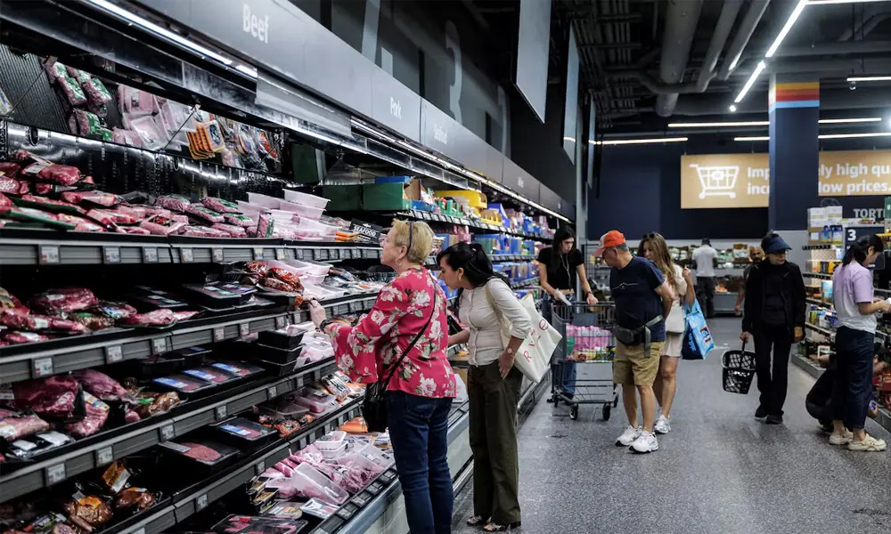 People shop for groceries in New York City, U.S., August 26, 2026. REUTERS People shop for groceries in New York City, U.S., August 26, 2026. REUTERS