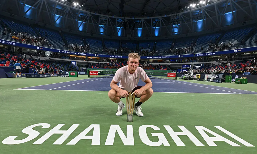 Spain's Alejandro Davidovich Fokina poses with the trophy after his victory against Spain's Rafael Jodar during their men's singles final match at the Shanghai Masters tennis tournament in Shanghai on October 18, 2026. Photo: AFP Spain's Alejandro Davidovich Fokina poses with the trophy after his victory against Spain's Rafael Jodar during their men's singles final match at the Shanghai Masters tennis tournament in Shanghai on October 18, 2026. Photo: AFP