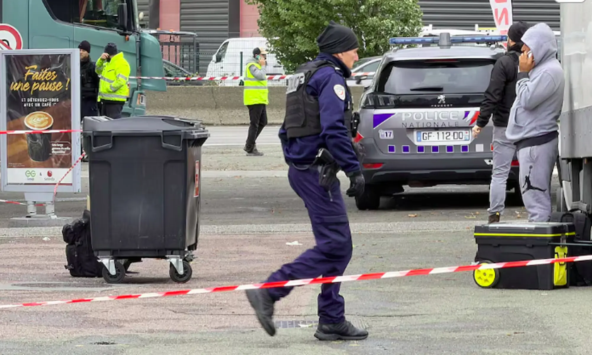 French police work at the scene after a drive-by shooting that killed one person and injured several others in Trappes, in the Yvelines department, near Paris, France, October 23, 2026. REUTERS French police work at the scene after a drive-by shooting that killed one person and injured several others in Trappes, in the Yvelines department, near Paris, France, October 23, 2026. REUTERS
