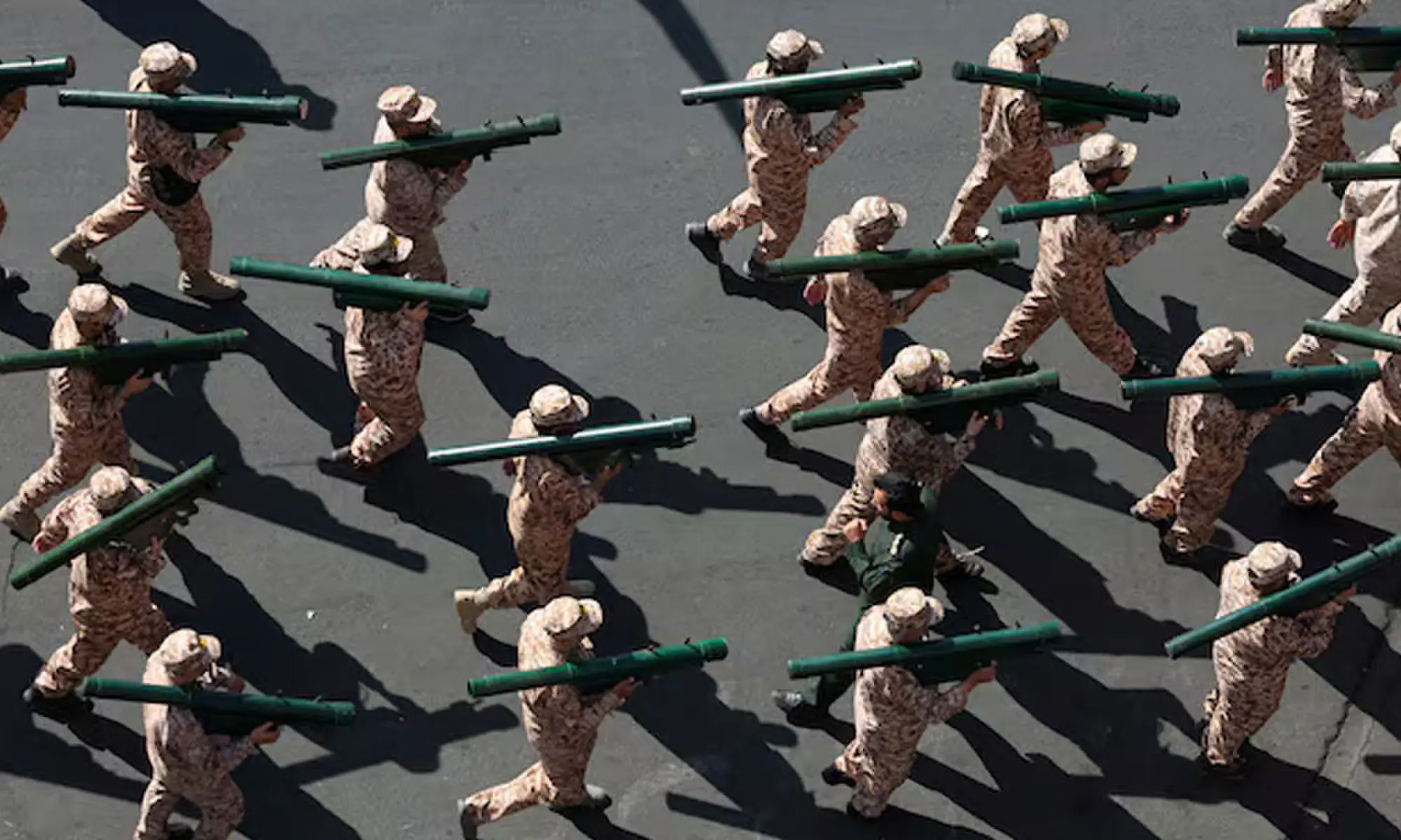 Members of Iranian militia forces (Basij) attend a military march in Tehran, Iran, September 18, 2026. Photo: Reuters Members of Iranian militia forces (Basij) attend a military march in Tehran, Iran, September 18, 2026. Photo: Reuters