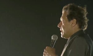 At PTI's Karachi rally, Imran Khan calls for holding elections