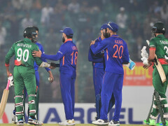 Kishan double ton helps India crush Bangladesh by 227 runs