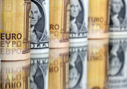 Euro finds footing, dollar wobbles toward Fed minutes