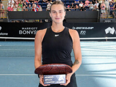 Sabalenka stops qualifier Noskova to seal Adelaide title