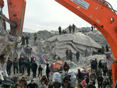 Quake kills over 2,300 in Turkey, Syria