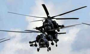 Russian military helicopter crashes over Crimea, 2 pilots dead