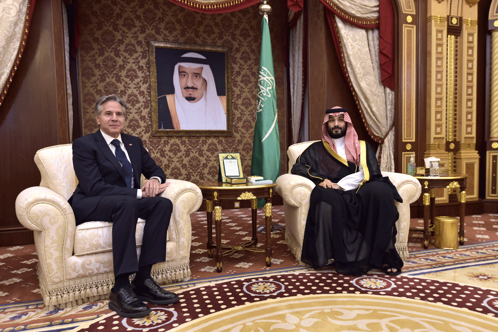 Saudi crown prince, Blinken had &lsquo;candid&rsquo; talks in Jeddah: US official